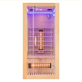 Sauna na podczerwień jednoosobowa + kamienie solne 90X90X190CM MO-EA1RS Infrared Mazur