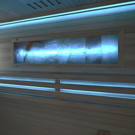 Sauna fińska 2 osobowa wysokotemperaturowa 4,5KW piec Harvia 150x140 cm FORSA2-BL zdjęcie 28