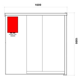 Sauna fińska 4 osobowa wysokotemperaturowa 6 KW piec Harvia 180x160 cm FORSA3-BL zdjęcie 30