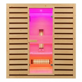 Sauna na podczerwień infrared do domu sucha 5-osobowa 180x150 cm Tromso-4 230V