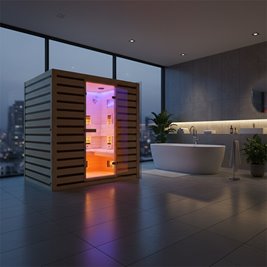 Duża sauna sucha 180x150 cm