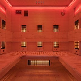 Sauna na podczerwień infrared do domu sucha 5-osobowa 180x150 cm Tromso-4 230V zdjęcie 20