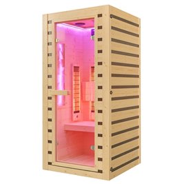 Drewniana sauna do domowego SPA