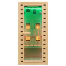 Sauna na podczerwień infrared sucha 2-osobowa 90x90 cm Tromso-1 230V zdjęcie 27