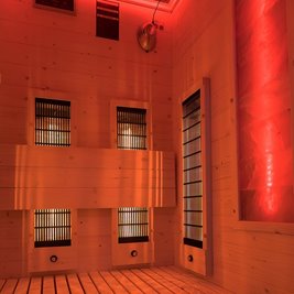 Sauna na podczerwień infrared sucha 2-osobowa 90x90 cm Tromso-1 230V zdjęcie 28