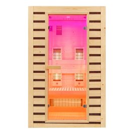 Sauna na podczerwień infrared sucha 3-osobowa 120x105 cm Tromso-2 230V