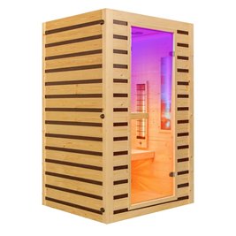 Sauna rodzinna z oświetleniem LED