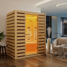 Sauna na podczerwień 153x110 cm