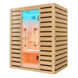 Drewniana sauna do strefy wellness
