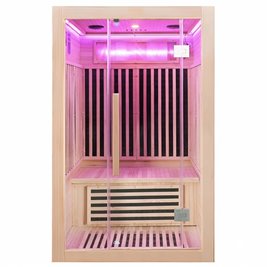 Sauna na podczerwień sucha 3-osobowa 120x105 cm ALTA2-CRB Infrared