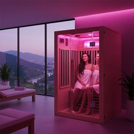Sauna na podczerwień dla rodziny