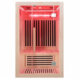 Sauna na podczerwień sucha 3-osobowa 120x105 cm ALTA2-CRB Infrared zdjęcie 20