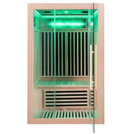 Sauna na podczerwień sucha 3-osobowa 120x105 cm ALTA2-CRB Infrared zdjęcie 22