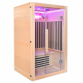 Sauna na podczerwień sucha 3-osobowa 120x105 cm ALTA2-CRB Infrared zdjęcie 25