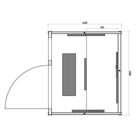 Sauna na podczerwień sucha 3-osobowa 120x105 cm ALTA2-CRB Infrared zdjęcie 26