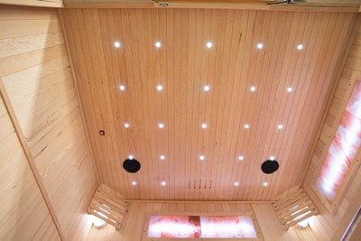 Sauna sucha fińska piec 6 KW Harvia BC60 + kamień solny 180X160X200CM MO-EA4-I Mazur