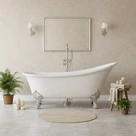 Wanna wolnostojąca retro lwie łapy 175 cm Sparta Rea