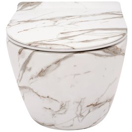 Misa wc wisząca Carlos Rimless Slim Lava Mat Rea