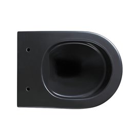 Zestaw podtynkowy stelaż GEBERIT DUOFIX + miska MIZU-MTB-RIM-01 + przycisk DELTA 50 czarny mat