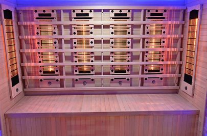 Sauna na podczerwień kamień solny + turmaliny 180X160X200CM MO-RL4ST XL Infrared Mazur