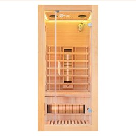 Sauna na podczerwień jednoosobowa + kamienie solne 90X90X190CM MO-EA1RS Infrared Mazur