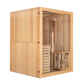 Sauna sucha fińska piec 4,5 KW Harvia BC45 + kamień solny 150X150X200CM MO-EA3S XL Mazur