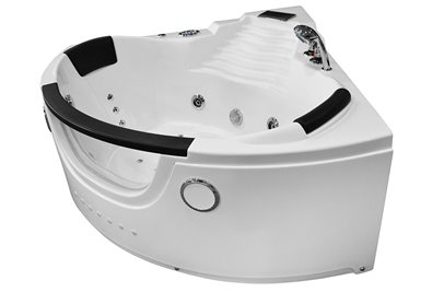 Wanna z hydromasażem narożna Turbo 140x140 cm MO-1003