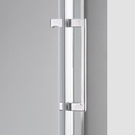 Kabina prysznicowa półokrągła 80x80 drzwi uchylne KZ92A