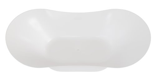 Wanna wolnostojąca 170 cm korek klik-klak chrom Amber Besco WAS-170-ABB