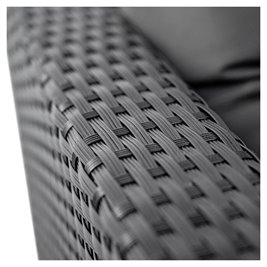 Zestaw mebli ogrodowych z technorattanu narożnik tarasowy Salto