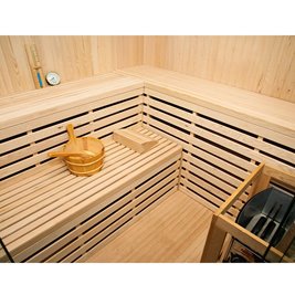 Sauna fińska 6 osobowa wysokotemperaturowa 8KW Harvia 200x200 cm Kemi6