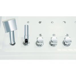 Wanna z hydromasażem prostokątna podgrzewacz wody 180x120 cm Imperia 610