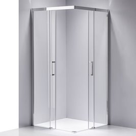 Kabina prysznicowa kwadratowa 80x80 drzwi rozsuwane KZ90A