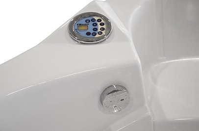Wanna łazienkowa z hydromasażem Spa narożna 150x150 cm MO-0312