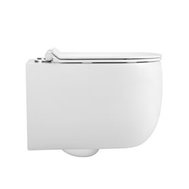 Biała miska wc wisząca Rimless LAKE-WH-TR-01 Tornado Hydrosan