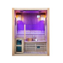 Sauna fińska 4 osobowa wysokotemperaturowa 4,5KW Harvia 150x120 cm Kemi3