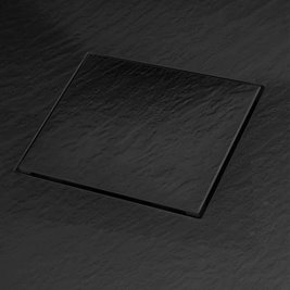 Brodzik kwadratowy czarny struktura kamienia smc 90x90 Magnum Black Rea