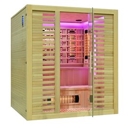 Sauna na podczerwień kamień solny + turmaliny 180X160X200CM MO-RL4ST XL Infrared Mazur