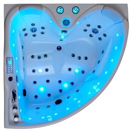 Wanna narożna z hydromasażem narożna 150x150 cm Roma 764 Hydrosan Prawa