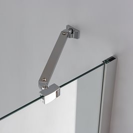 Kabina prysznicowa półokrągła 80x80 drzwi uchylne KZ92A