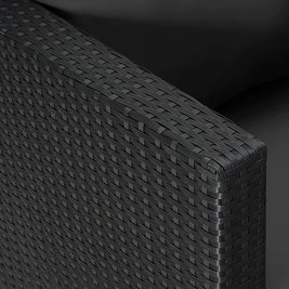 Meble ogrodowe technorattan sofa, stół, dostawka zestaw Volta zdjęcie 13