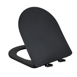 Zestaw podtynkowy stelaż GEBERIT DUOFIX + miska MIZU-MTB-GL-RIM-03 + przycisk DELTA 50 czarny mat