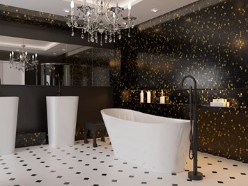 Wanna wolnostojąca Corsan Estella 160 cm korek klik-klak biały