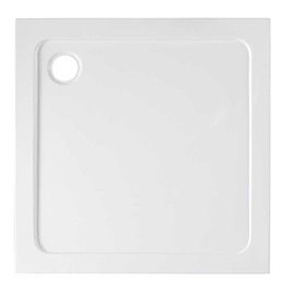 Brodzik kwadratowy slim 80x80 ST02A biały