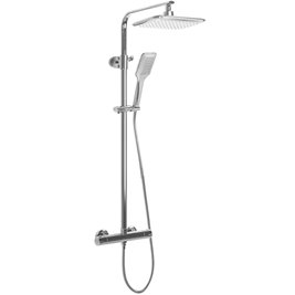 Chromowany zestaw prysznicowy z termostatem Tom Rea