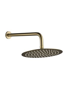 Zestaw prysznicowy podtynkowy box Lungo Grip Rea złoto szczotkowane