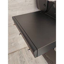 Grill gazowy ZEUS-A kolor czarny ruszt żeliwny moc 8,5 kW + pokrowiec + palnik boczny