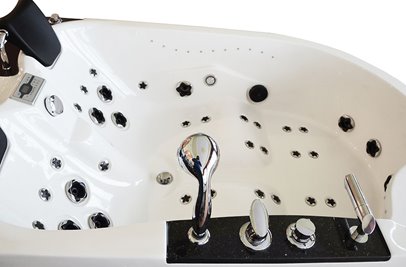 Wanna spa z hydromasażem asymetryczna 180x122 cm MUS-1062 PRAWA