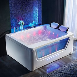 Wanna z hydromasażem prostokątna 170x130 cm Tugela-WH