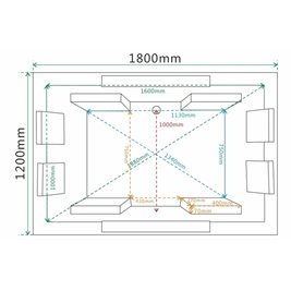 Duża wanna z hydromasażem 180x120 Kari 942 Hydrosan